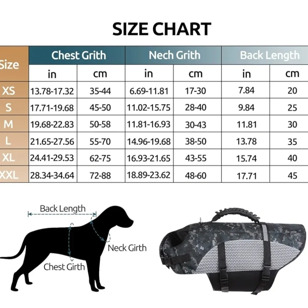 Dog Life Jacket – Adjustable Buckles | Medium